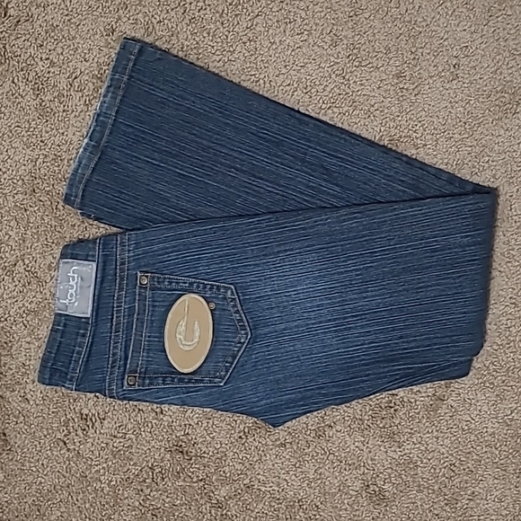 TOUCH by Alyssa Milano Lowrise Green Bay Packer Jeans Size 26 - Picture 3 of 9